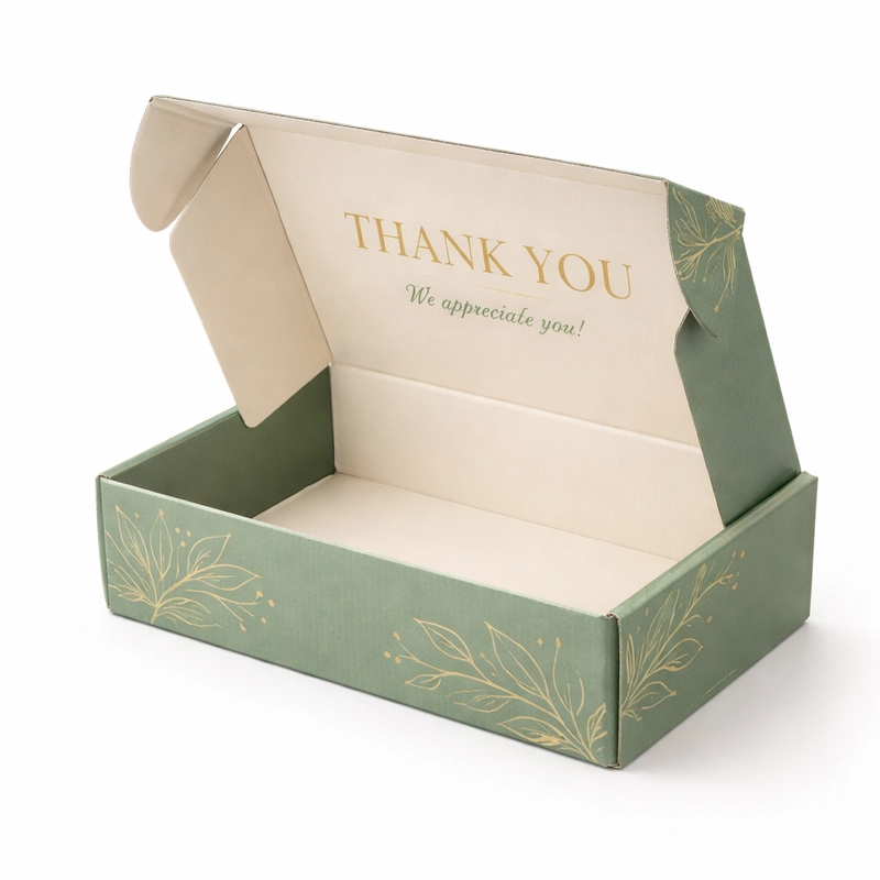 Custom printed corrugated mailer boxes for ecommerce and postal packaging