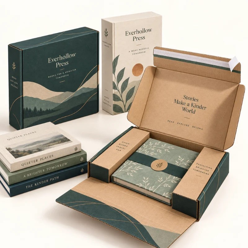 Book Mailer Boxes for protective book shipping and ecommerce delivery