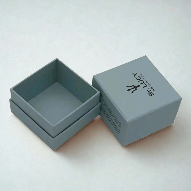 Custom Shoulder Boxes with raised inner neck and rigid lid-and-base construction