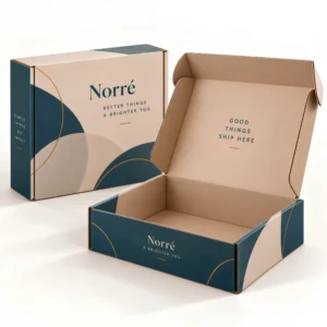 Printed Postal Boxes with custom branded corrugated packaging for ecommerce delivery