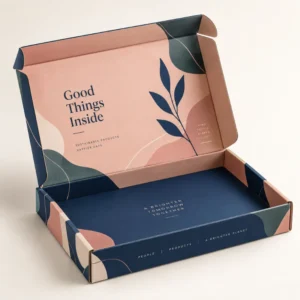 Custom C4 Postal Boxes in corrugated cardboard for A4-sized UK ecommerce products